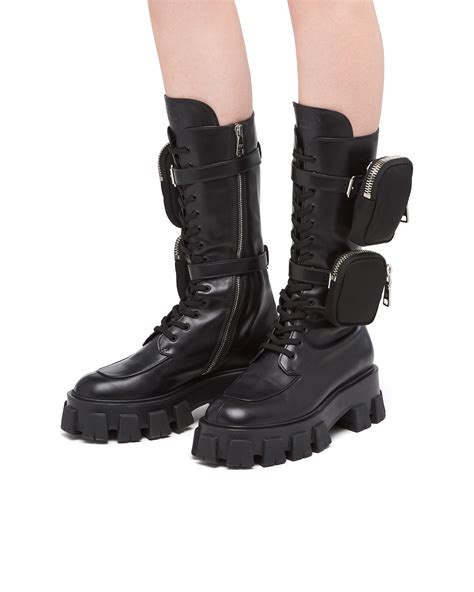 monolith prada usati|prada leather boots.